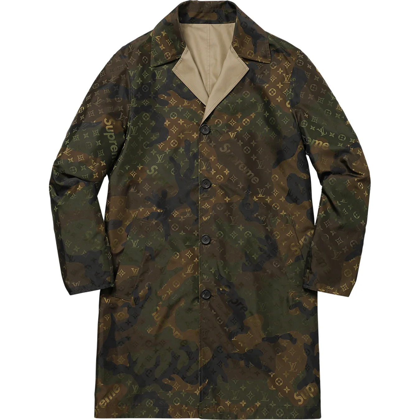 Louis Vuitton/Supreme Reversible Trench Coat